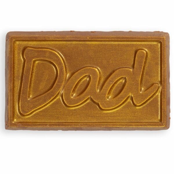 Handmade Father's Day Chocolate Bar. Handcrafted by Master Chocolatiers in Irish Chocolate Factory. Delivery available nationwide from our online sweetshop.