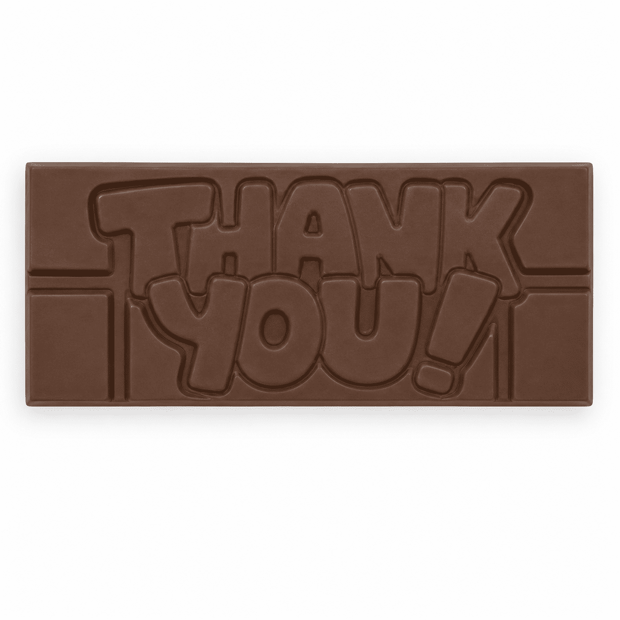 A small chocolate bar, with a slight gold frosting. The perfect way to say thank you. Premium handmade Irish chocolate. Delivery available nationwide from our online sweetshop.