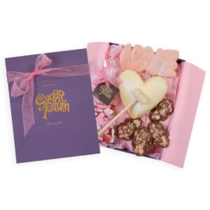 Our Mother's Day Gift Set is a collection of premium handmade chocolate creations and pick and mix sweets. Carefully selected for this mother's day, this is the perfect sweet gift for a mam. Delivery available nationwide from our online sweetshop.