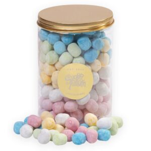 A large tub of classic mixed bon bons sweets. The nostalgic treat from everyone's childhood. An ideal small gift for mother's day. Delivery available nationwide from our online sweetshop.