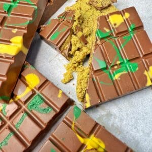 Our Delicious Dubai Chocolate Bar made in Ireland. The viral sensation now handmade in Ireland by Irish Chocolatier. The perfect Christmas gift with nationwide delivery.