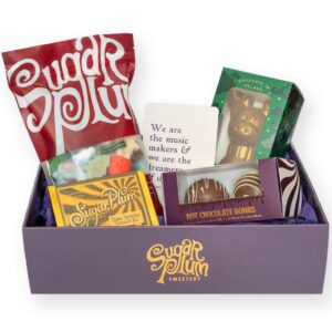 Christmas Hamper Enjoy our Christmas Hamper, with a festive mix of your favorite treats from Sugar Plum Sweetery, creator of the Viral Chocolate Dubai Bar