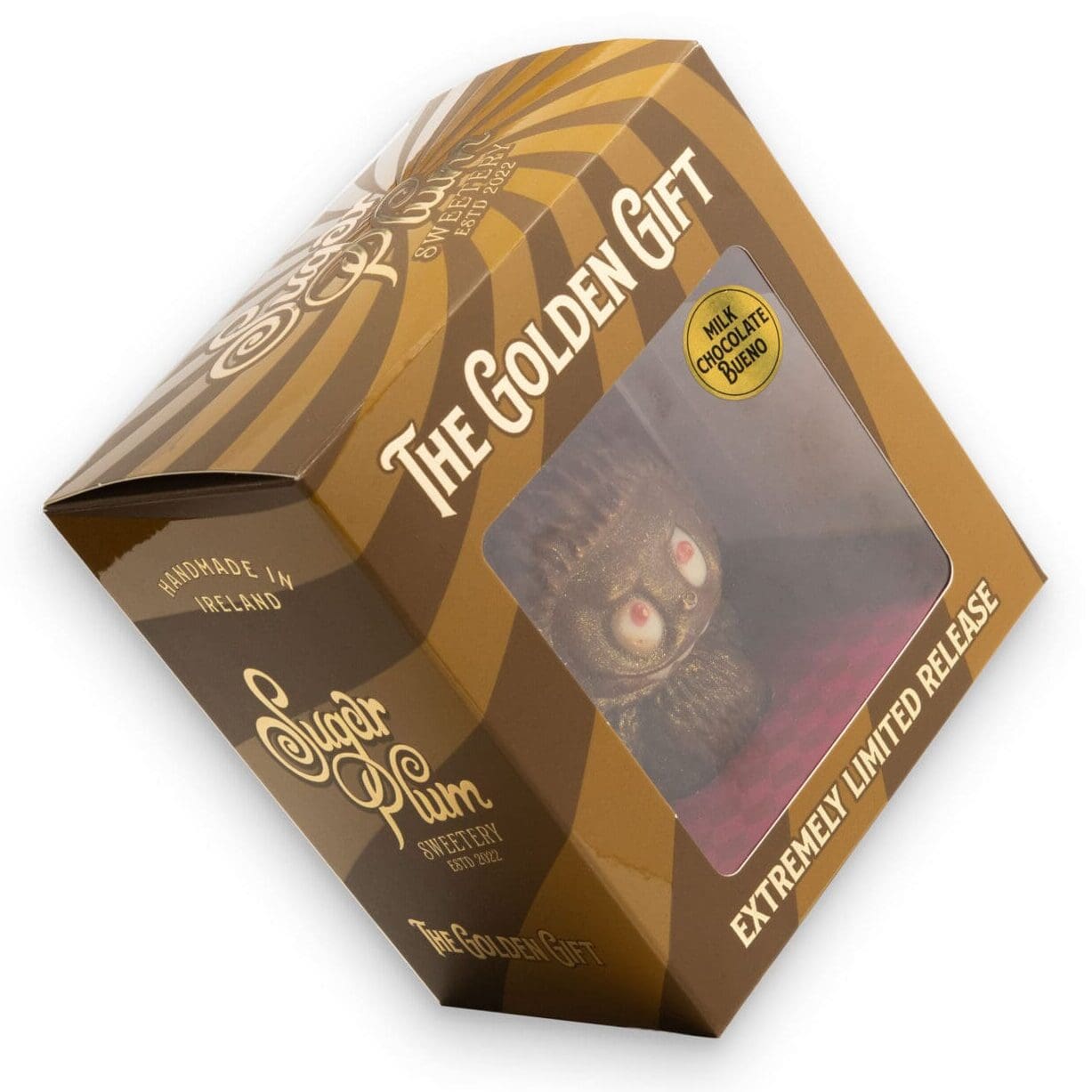 From the creators of the viral Dubai Chocolate Bar. Sugar Plum Sweetery bring the Golden Gift. The perfect treat this Christmas. Delivery available nationwide, limited release.