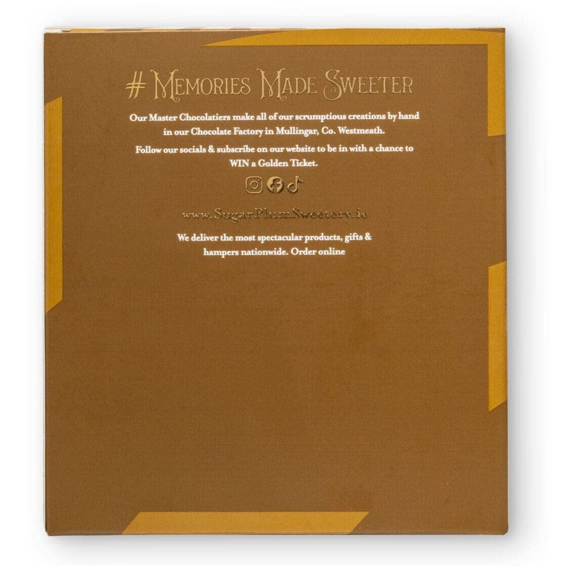 From the creators of the viral Dubai Chocolate Bar. Sugar Plum Sweetery bring the Golden Gift. The perfect treat this Christmas. Delivery available nationwide, limited release.