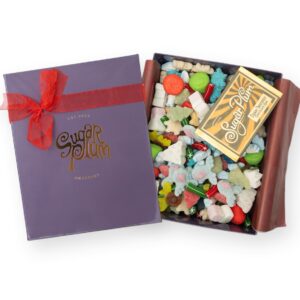 The Sugar Plum Sweet Box Dubai, the perfect Christmas gift. From the creators of the viral Chocolate Dubai Bar. Delivery available nationwide.