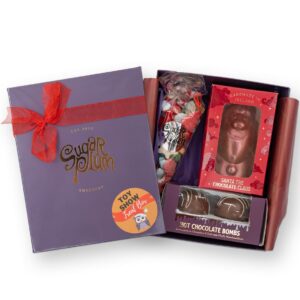 Toy Show Box, Enjoy our Toy Show Box, with a festive mix of your favorite treats from Sugar Plum Sweetery, creator of the Viral Chocolate Dubai Bar