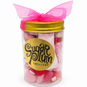 The Sugar Plum Valentines Sweet Tub, the perfect Valentines gift. From the creators of the viral Chocolate Dubai Bar. Delivery available nationwide.