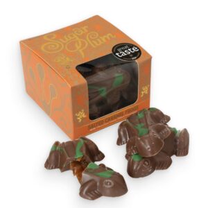 Salted Caramel Frogs milk chocolate frogs filled with smooth salted caramel from Sugar Plum Sweetery
