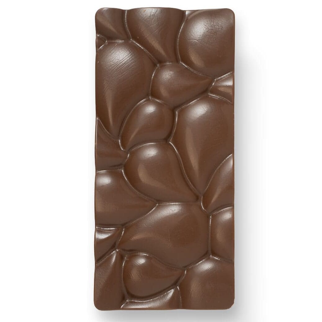 Pistachio Cream Chocolate Bar with creamy pistachio filling and milk chocolate from Sugar Plum Sweetery
