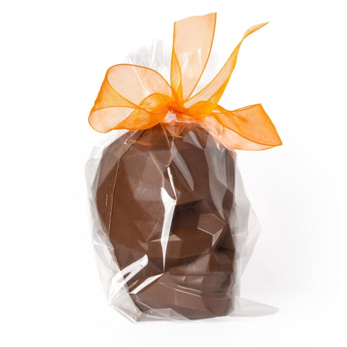 Halloween Bash Skull chocolate treat with marshmallow and raspberry sauce by Sugar Plum Sweetery