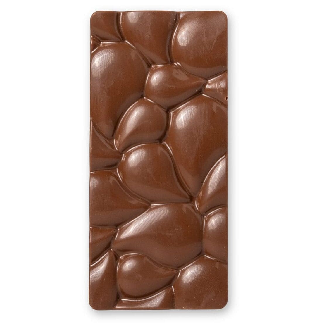 Sugar Plum Sweetery Halloween chocolate bar in clear packaging with gold branded label and colourful spooky decorations